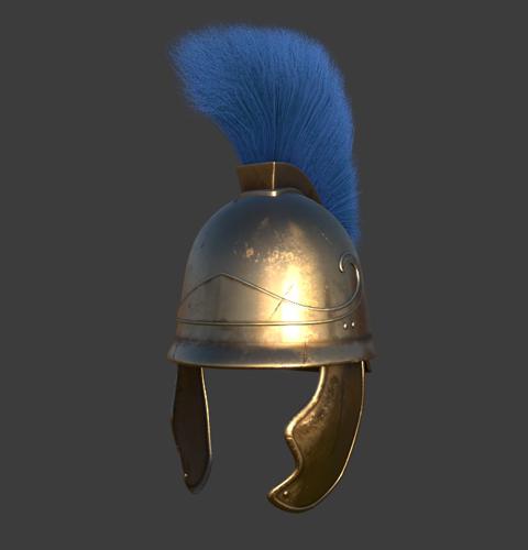 Ancient Greek Attic Helmet preview image